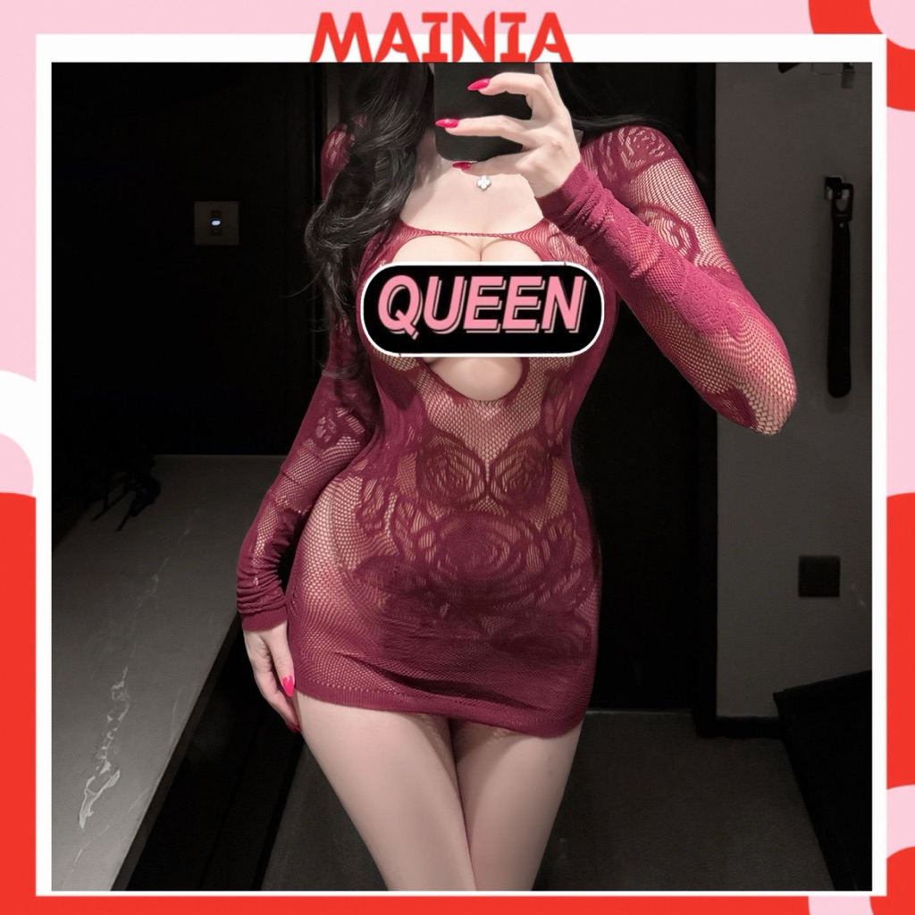 [ Size 40-70Kg ] Váy Ngủ Lưới Co Giãn 102  MAINIA STORE