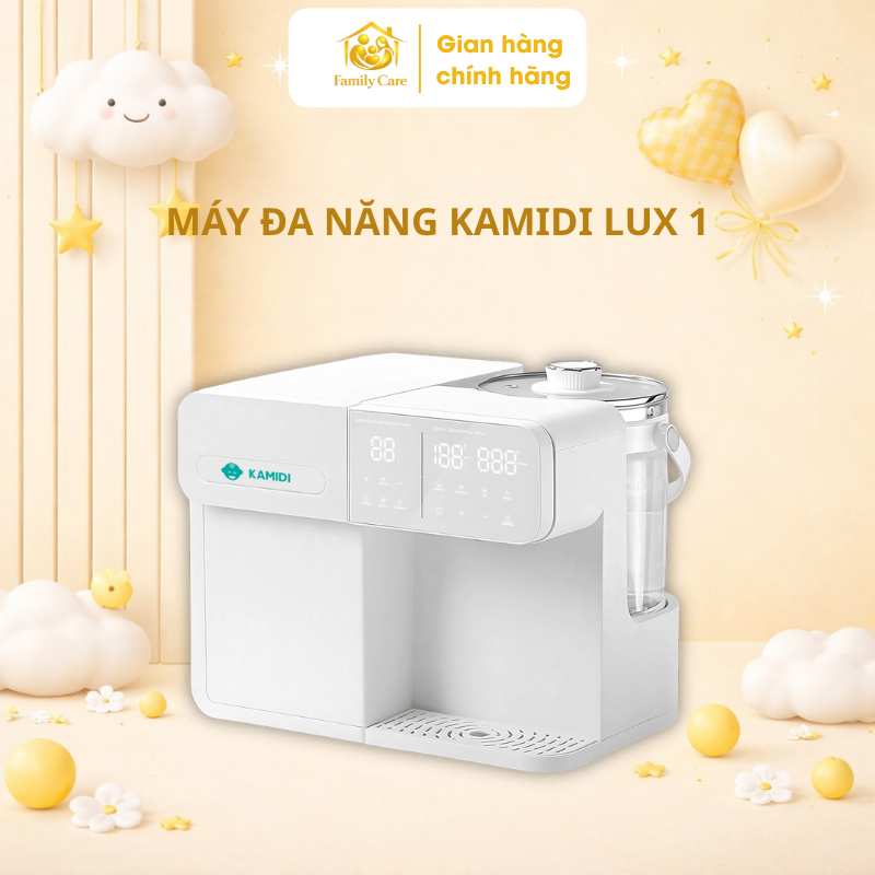 Máy tiệt trùng UV Kamidi Lux 1 tích hợp đun nước pha sữa đa năng – FamilyCare Store