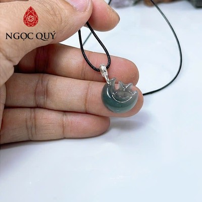 Mặt dây chuyền cẩm thạch A - Mặt dây chuyền ngôi sao phỉ thúy lam ngọc type A - Ngọc Quý