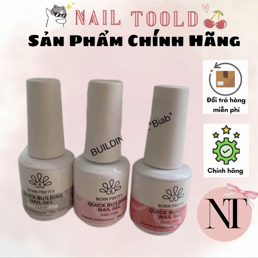 BUILDING GEL BIAB 3 màu