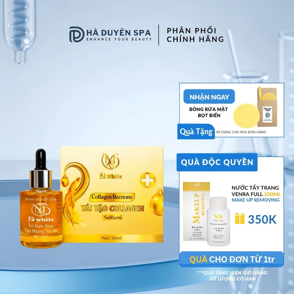 Serum Collagen Recreate tái tạo Collagen Dwhite 30ML