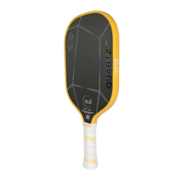 Vợt pickleball Six Zero Quartz - Citrine (Yellow), vợt pickleball chính hãng