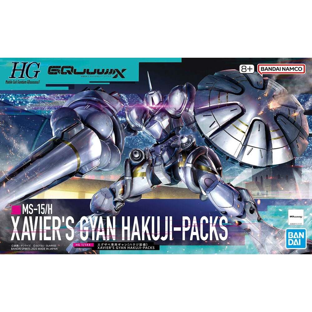 [Full box] Chính hãng Bandai HG GQ Xavier's Gyan Hakuji-Packs