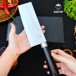 Dao thái thép trắng cao cấp cán gỗ  TKM DAO VIP CAO BẰNG