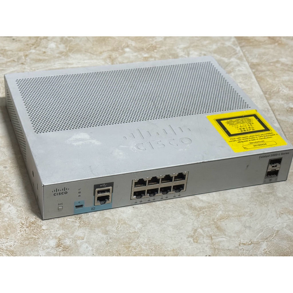 (Hàng cũ) Switch Cisco WS-C2960L-8TS-LL Catalyst 2960L 8 port GigE, 2 x 1G SFP, LAN Lite