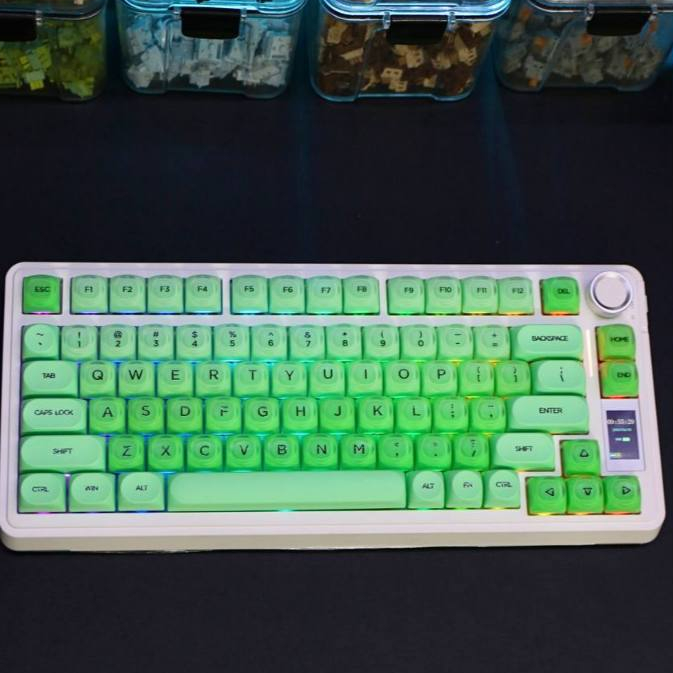 Bàn Phím Cơ Aula S75 Pro – Màn Hình Tùy Chỉnh, 3 Mode, Gasket Mount, LED RGB, Hotswap