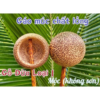 Gáo dừa múc nước, nước tương, chất lỏng,....