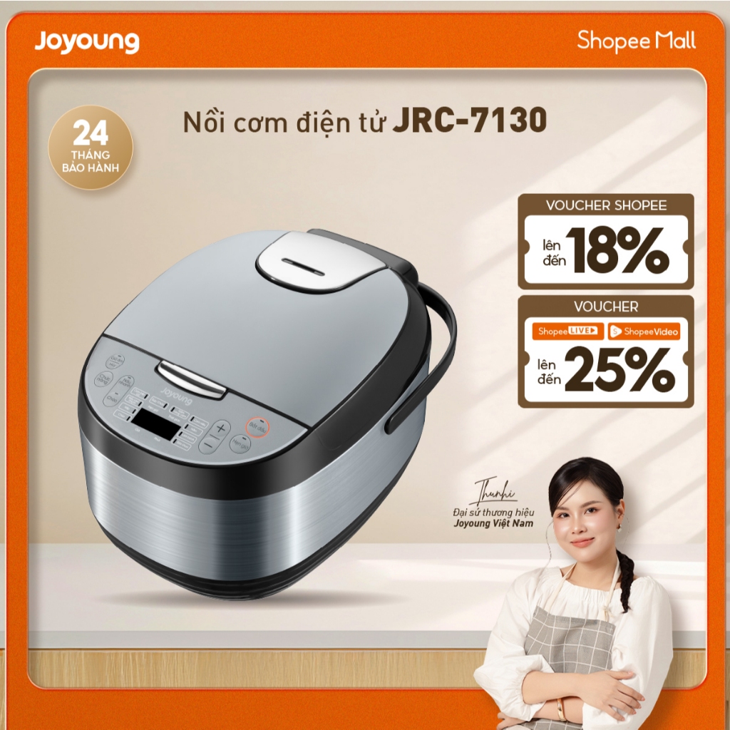 Nồi cơm điện tử 1.8L Joyoung JRC-7130 công suất 850W