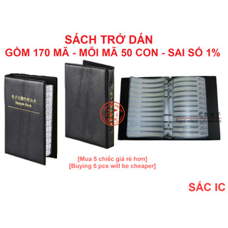 [PC LAPTOP VGA] Sổ điện trở 0402 gồm 170 mã - mỗi mã 50 con - Dùng cho thợ sửa chữa bo mạch