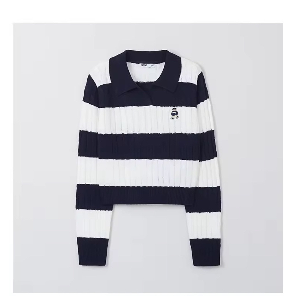 (Chính Hãng) Áo polo len gấu nữ hãng SPAO Auth Newtag