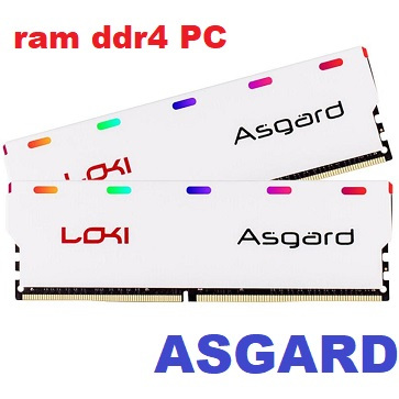 ram ddr4 PC 8gb và 16gb ASGARD tản nhiệt buss 2133 / 3000 /  3200 / 3600 ....như hình....chuyên oc