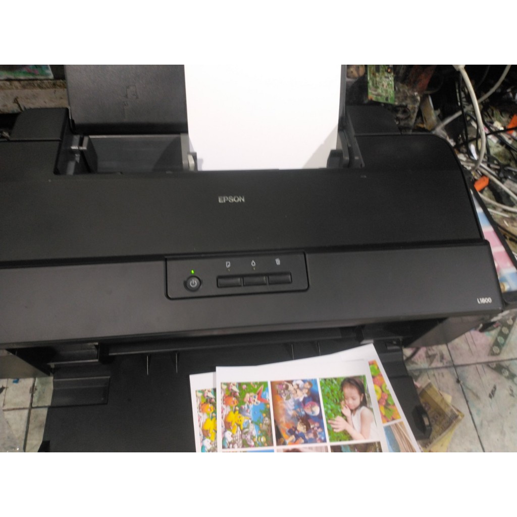 Máy in phun màu cũ Epson L1800 khổ A3 A4 máy 6 màu in ảnh đẹp bền dễ dùng Kholinhkienmayinthanvu