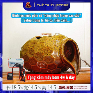(SALE GIÁ SỈ) Bình nước trang trí bể cá, tiểu cảnh. Hàng cao cấp bằng gốm sứ rất xịn xò nhập khẩu, nhiều mẫu khác nhau.