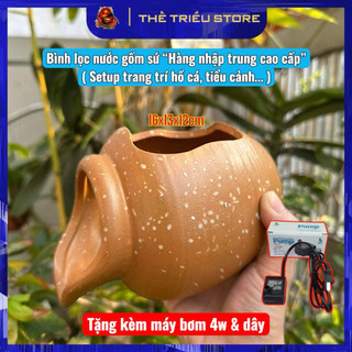 (SALE GIÁ SỈ) Bình nước trang trí bể cá, tiểu cảnh. Hàng cao cấp bằng gốm sứ rất xịn xò nhập khẩu, nhiều mẫu khác nhau.