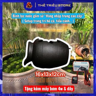 (SALE GIÁ SỈ) Bình nước trang trí bể cá, tiểu cảnh. Hàng cao cấp bằng gốm sứ rất xịn xò nhập khẩu, nhiều mẫu khác nhau.