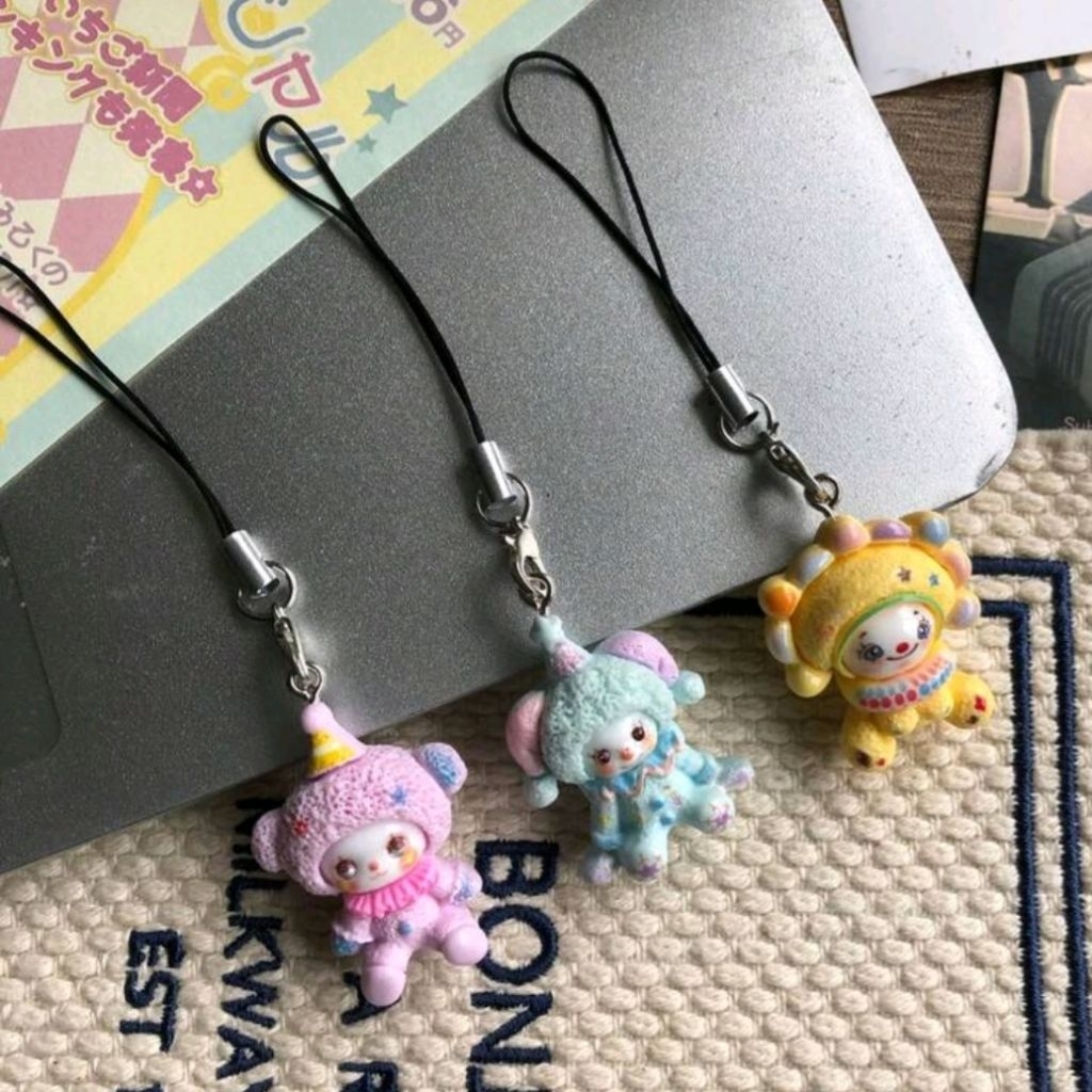 Cute Clown Doll Shape Phone Pendant Lanyard Gifts For Friends, Birthday, Holiday Phone Charm, Phone 
