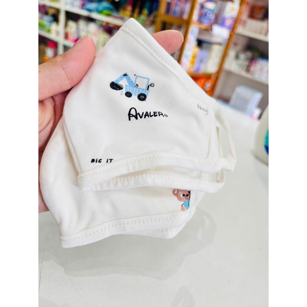 Set 2 Khẩu trang sợi tre avaler (APK01) size S,M