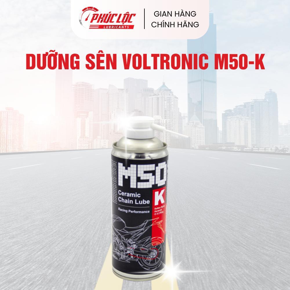 DƯỠNG SÊN VOLTRONIC M50-K Ceramic Chain Lube 400ml - Bôi trơn và bảo dưỡng cho chi tiết truyền động 