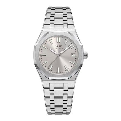 Đồng hồ nữ chính hãng I&W Carnival  55793L-T4,Kính sapphire,chống xước,Chống nước30m,BH24 tháng,Máy điện tử(pin,dây thép