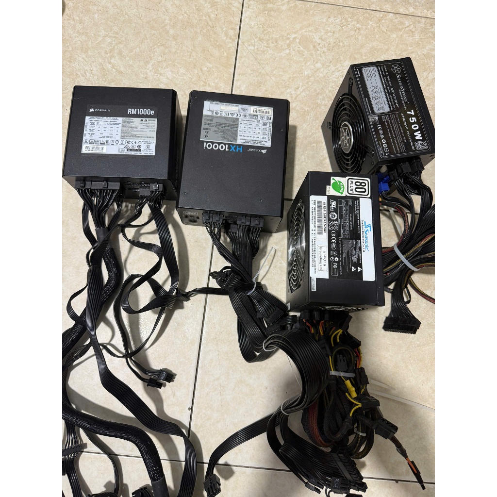 PSU ATX Máy Tính .Nguồn PC Corsair HX1000i, RM1000e 80 PLUS® Gold cũ