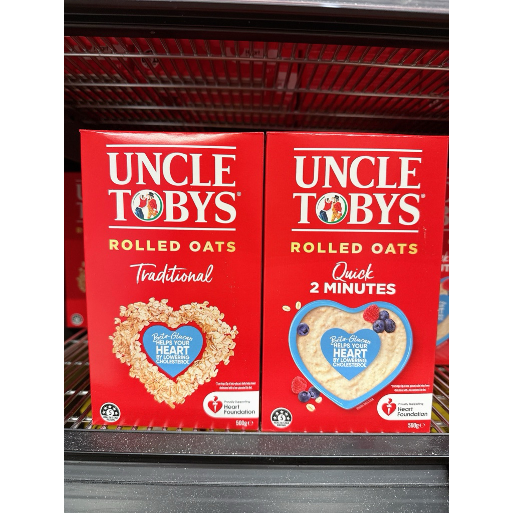 Yến mạch UNCLE TOBYS ÚC - Hộp 500G