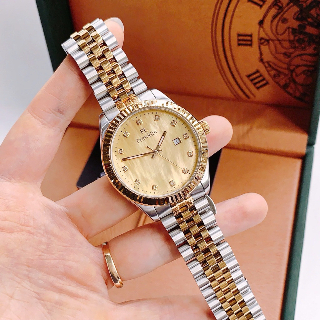 [Chính Hãng 100%] Đồng Hồ Nam FL Frankilin  FL5399 (5399) Máy Quartz (Pin) Siz 40mm Máy Miyota Nhật 