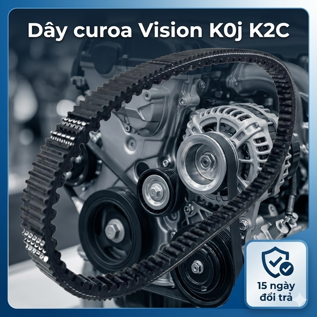 Dây Curoa K0J K2C Xe Vision Đời 2020 2021 2022 2023 - Dây Đai Truyền Động Chống Trượt Giúp Xe Chạy Ê