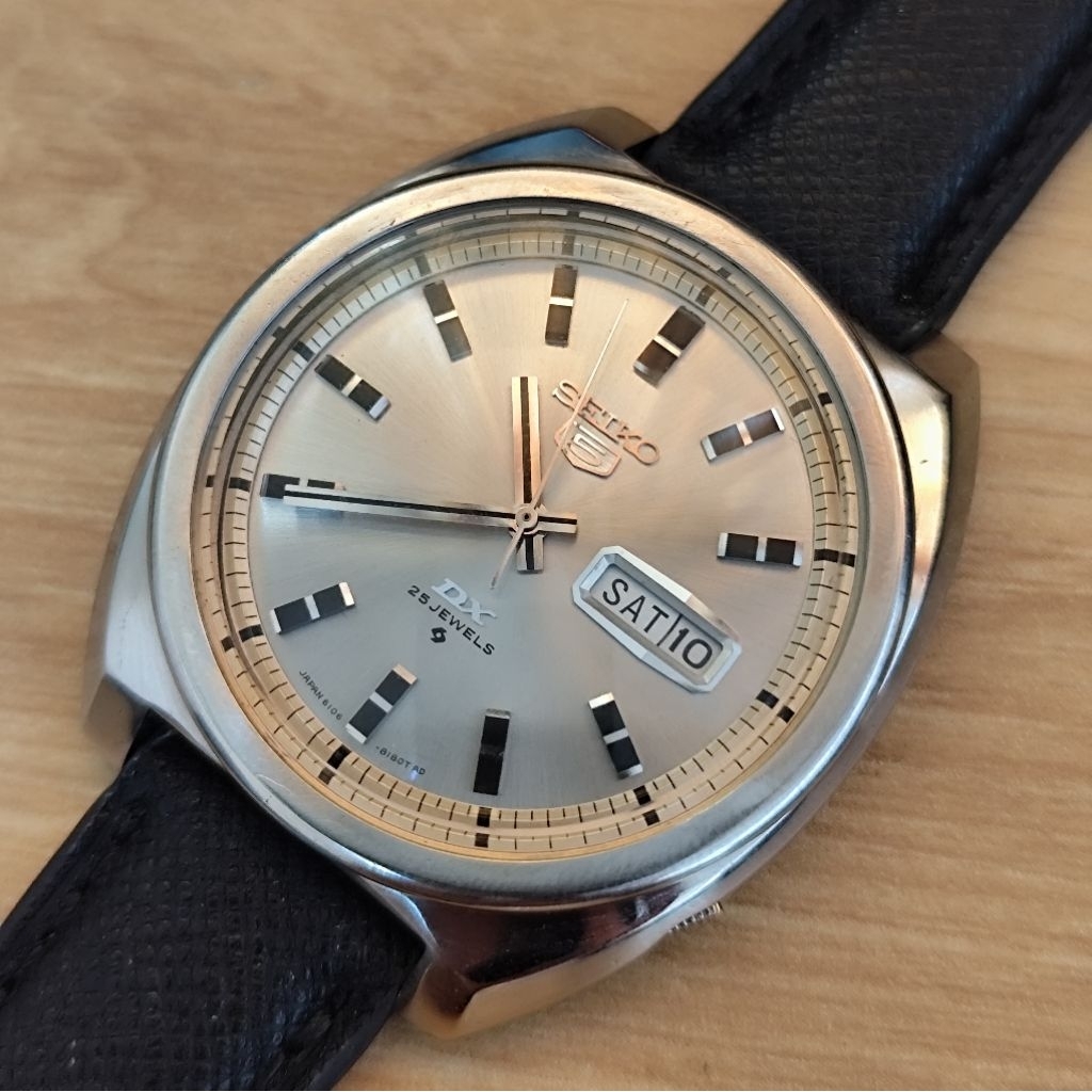 Đồng hồ nam Seiko 5 DX, cơ automatic, size 39.