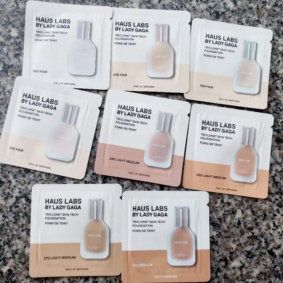 [Set 10 gói * 1ml ] Mẫu thử kem nền Haus Labs by Lady Gaga
