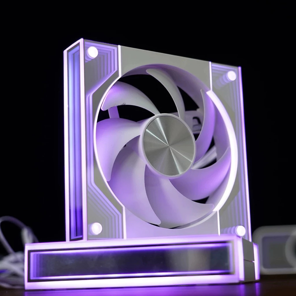 Quạt case PC PRISM 10pro 120mm ARGB mặt gương vô cực 2 bên – LED RGB siêu sáng, build PC đẹp & độc đ