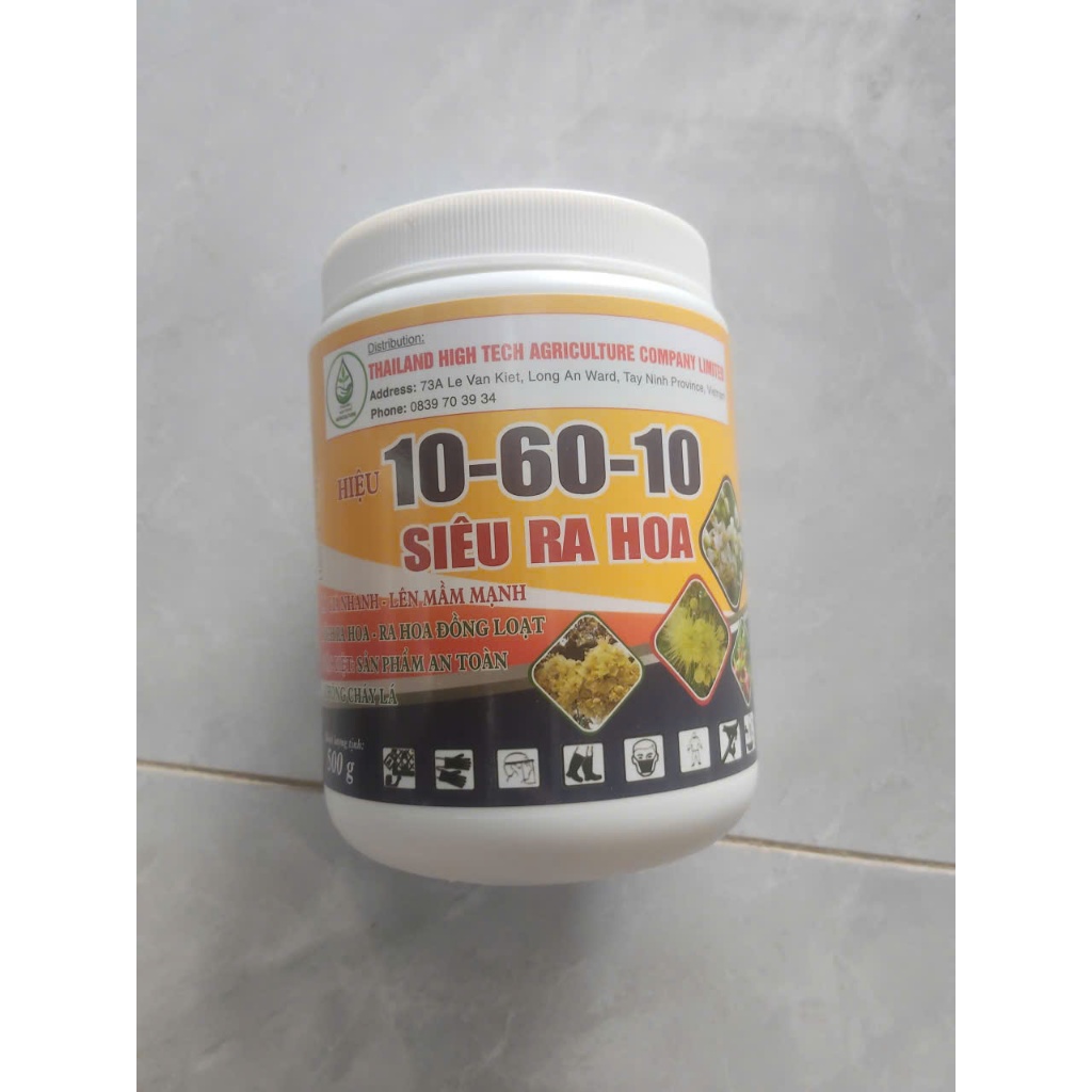 SIÊU RA HOA 10-60-10_500G-LÊN MẦM MẠNH-KÍCH RA HOA ĐỒNG LOẠT