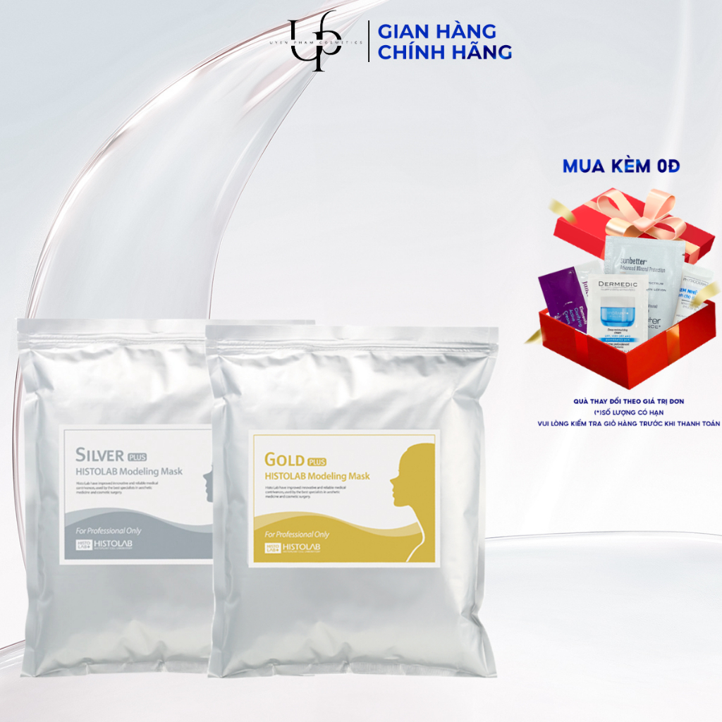 [CÔNG TY] HISTOLAB Modeling Mask Gold Plus / Silver Plus – Mặt Nạ Bột Dẻo Spa 1kg