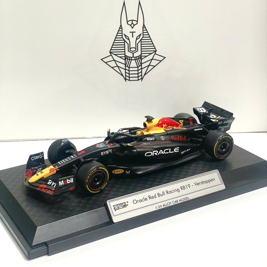Mô Hình Xe Ôtô Kim Loại 1/24 Siêu Xe F1 REDBULL RB19 2023 Sẵn Đế Dùng Để Trưng Bày