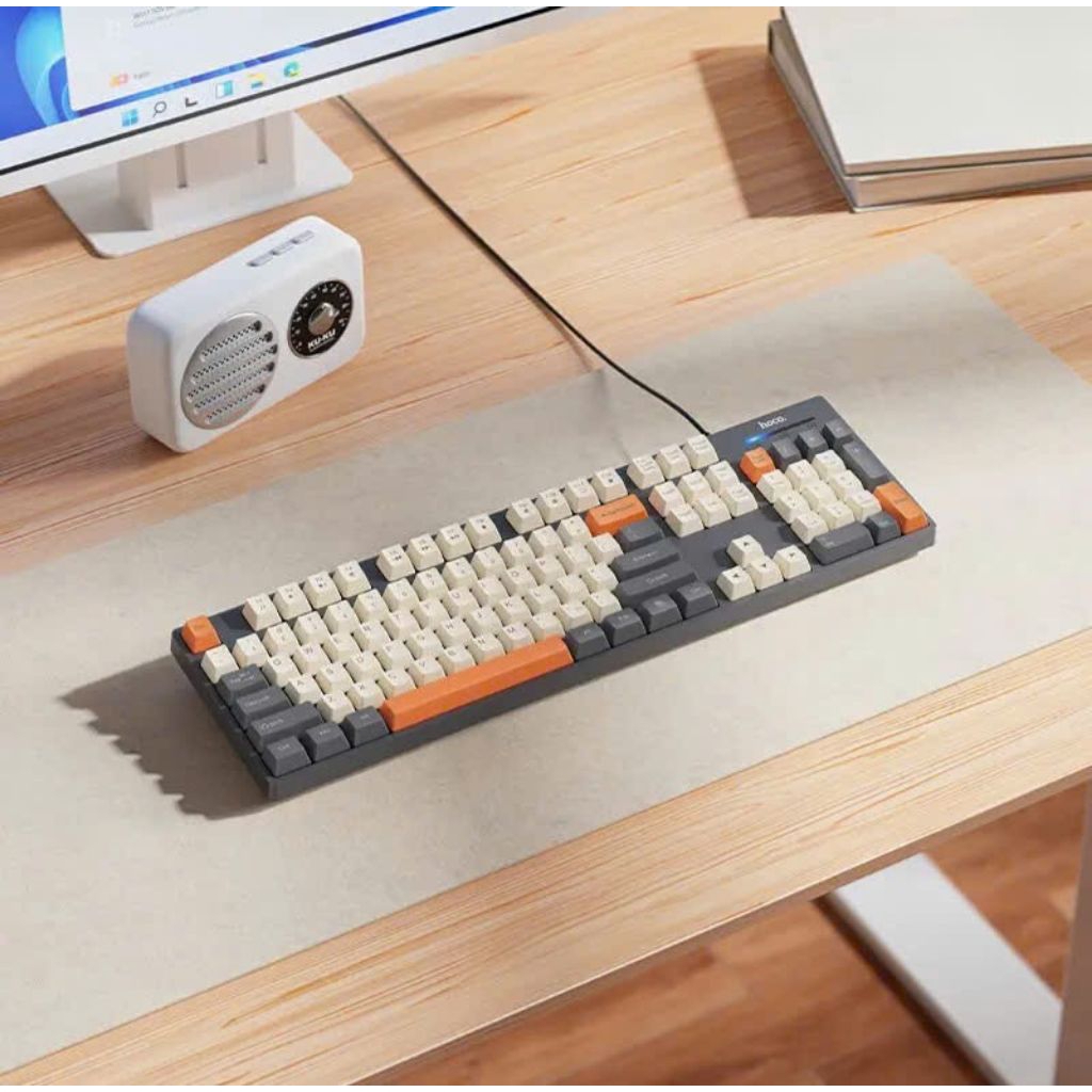 Bàn phím có dây hoco GM61,nhỏ gọn 61 phím