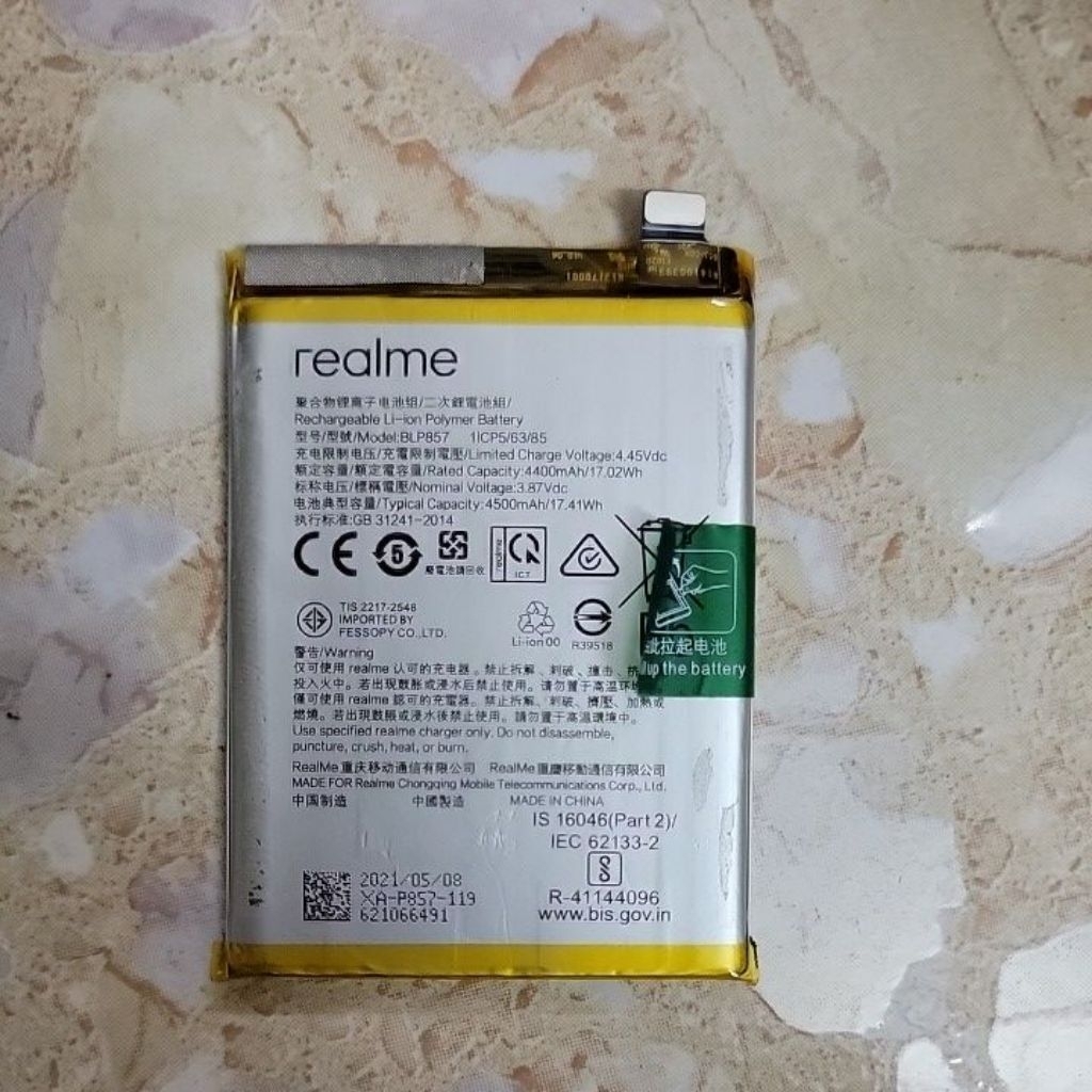 Pin Realme Q3 Pro Zin Bóc Máy
