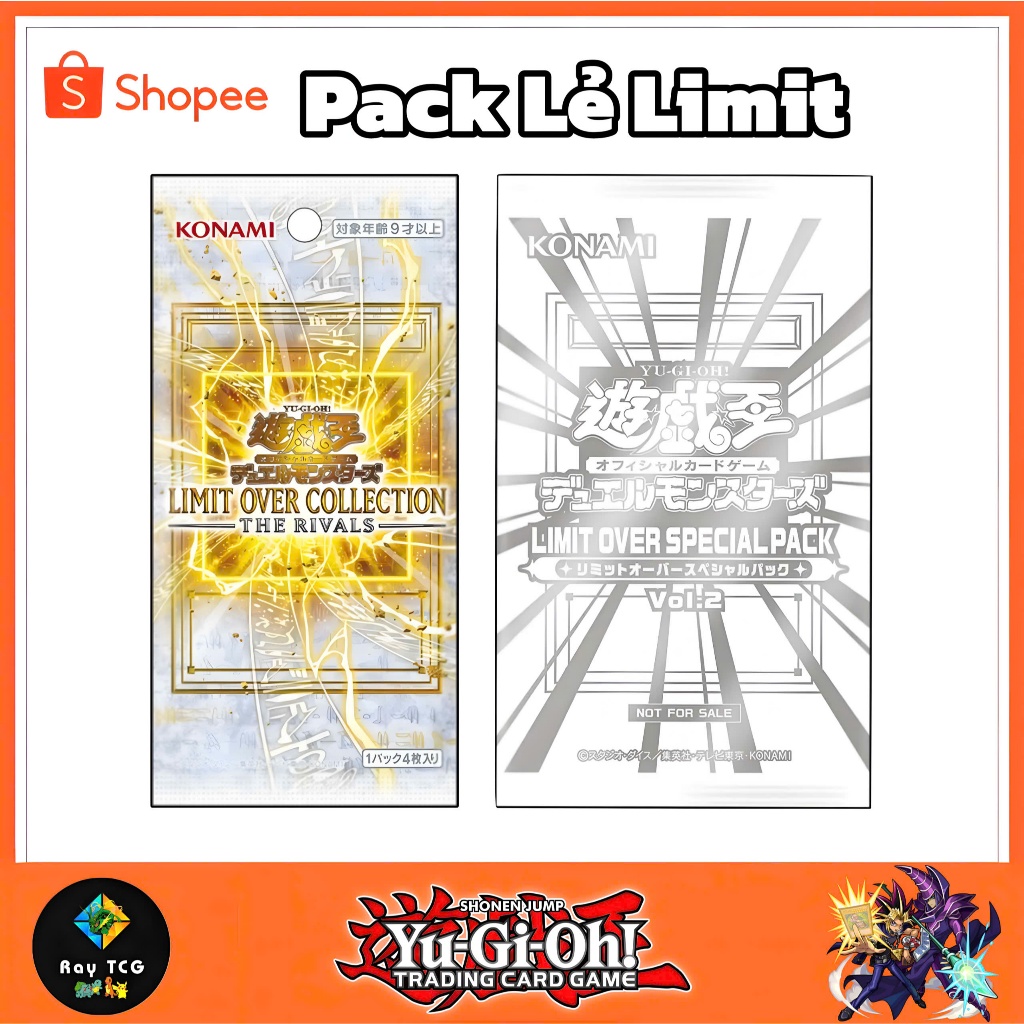 [Chính Hãng] Gói Thẻ Yugioh Limit Over Collection The Rivals - Pack Yugioh The Rivals