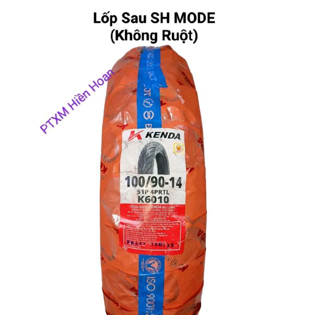 Lốp Xe Máy KENDA 100/90-14 Lốp sau SH MODE Vỏ sau SH MODE giá sỉ phụ tùng phụ kiện cao su