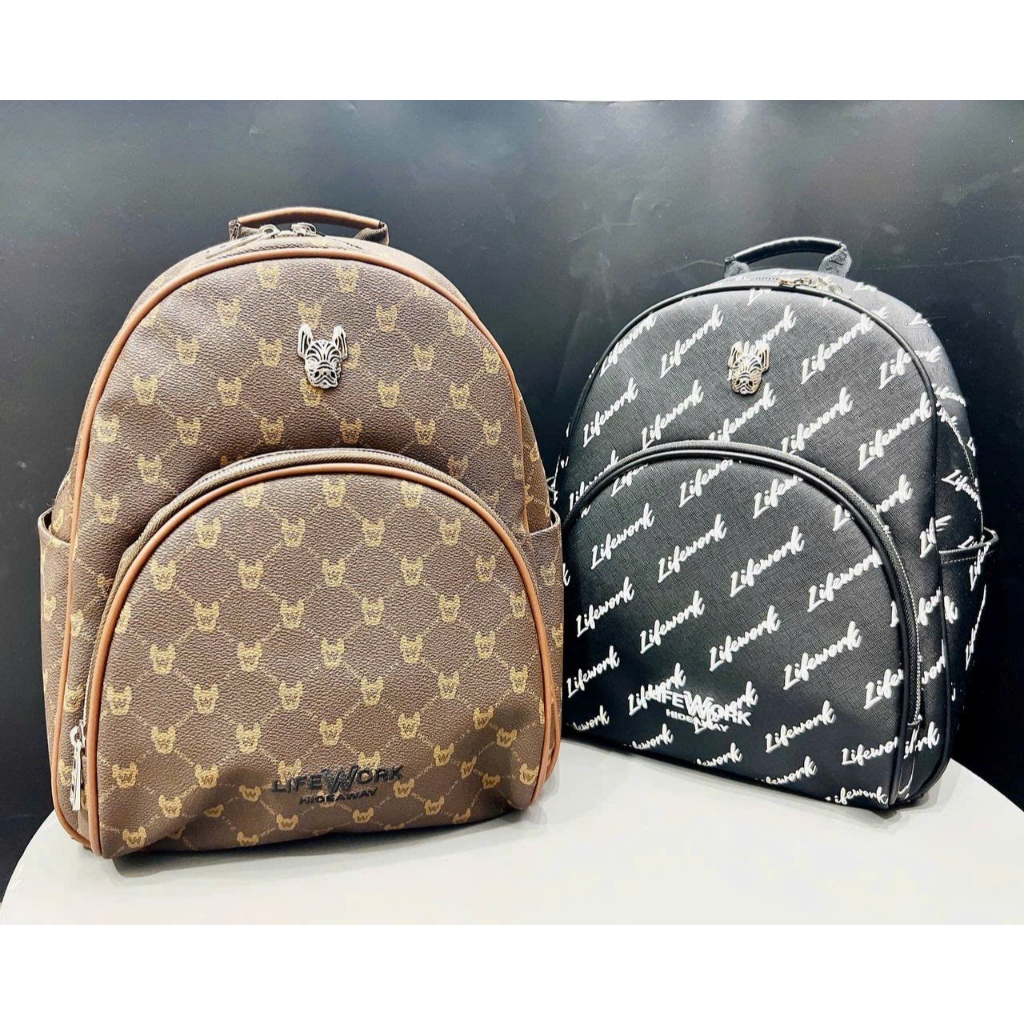 Balo Lw PVC Essential Radogram Backpack Màu Nâu LW245BG350