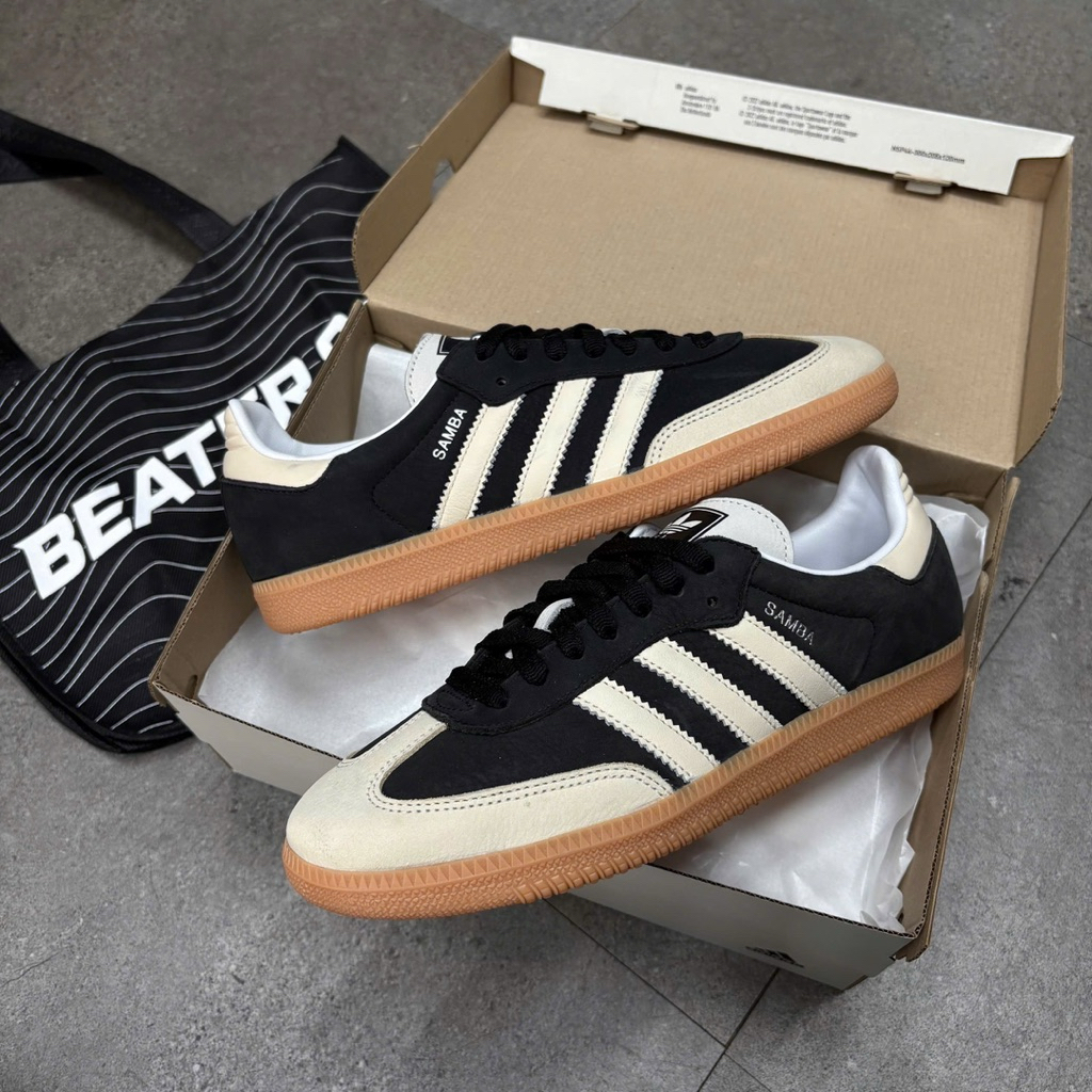 Giày Adidas Samba OG Black Wonder White - IE5836 | Beater 8.10