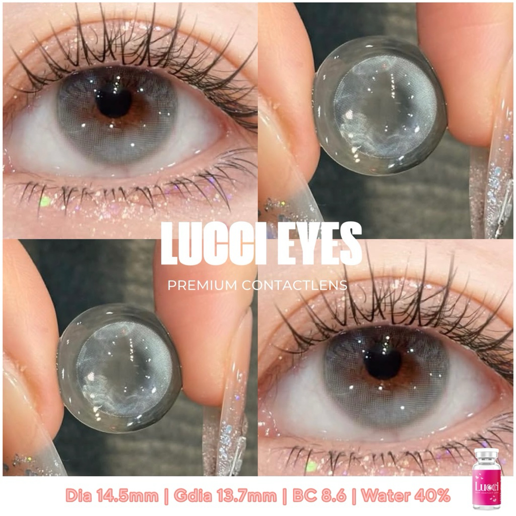 ELENA BLUE - GIÃN NHẸ . Kính Áp tròng Olivia Monrose