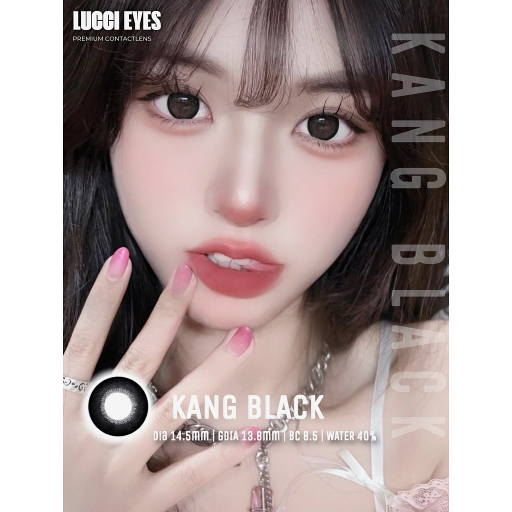 KANG BLACK - LENS ĐEN GIÃN TO - Kính áp tròng Olivia monrose