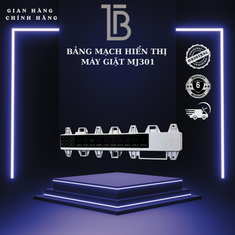 BẢNG MẠCH HIỂN THỊ Máy Giặt Sấy Mijia Mj301 . Linh kiện sửa chữa máy giặt Xiaomi/Mijia.