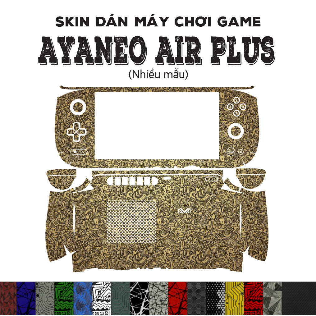 Skin dán AYANEO AIR Plus (Nhiều mẫu) | Miếng dán Film 3M cho máy chơi game PC Handheld