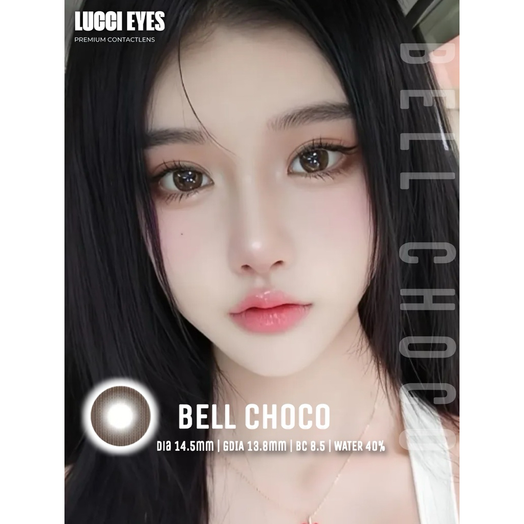 [ GIÁ 1 CHIẾC ] BELL CHOCO 14.5mm - | Lens đi học , Lens tự nhiên , Lens Choco | Kính Áp tròng Olivi