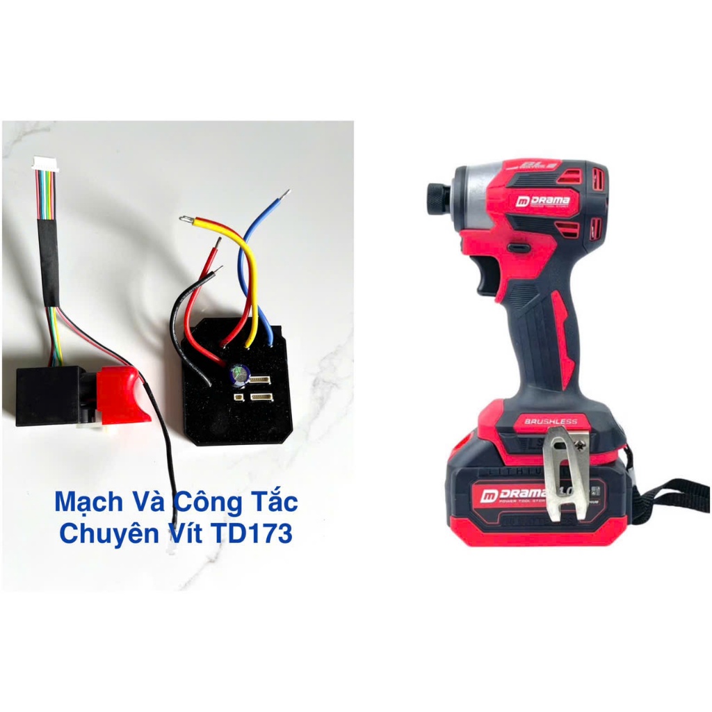mạch vít td173 lắp cho máy Makita ,hukan, drama
