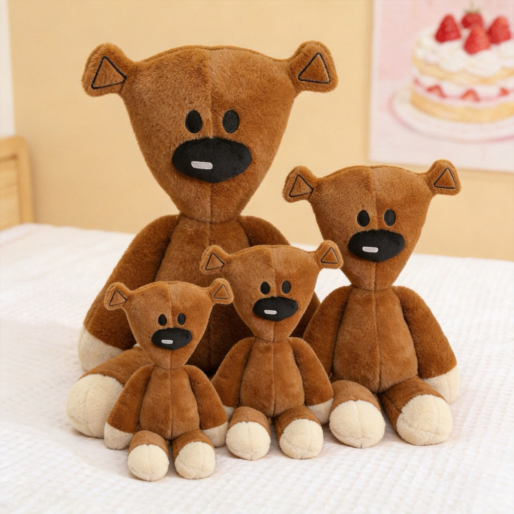 Gấu Bông Teddy Mr Bean Vô Tri Cute Mềm Mịn – Gấu MrBean Dễ Thương Ôm Ngủ, Quà Tặng Bạn Gái, Trang Tr