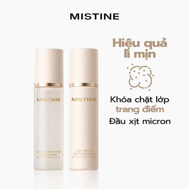 [Chiết-Gốc] Xịt khoá nền trang điểm makeup Mistine Setting Spray cho da khô/ da dầu
