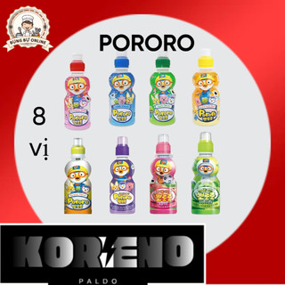 PORORO Nước ép cho trẻ em. Thùng 24 chai 235ml Hàn Quốc PANLDO (khuyên dùng chó bé trên 3 tuổi)