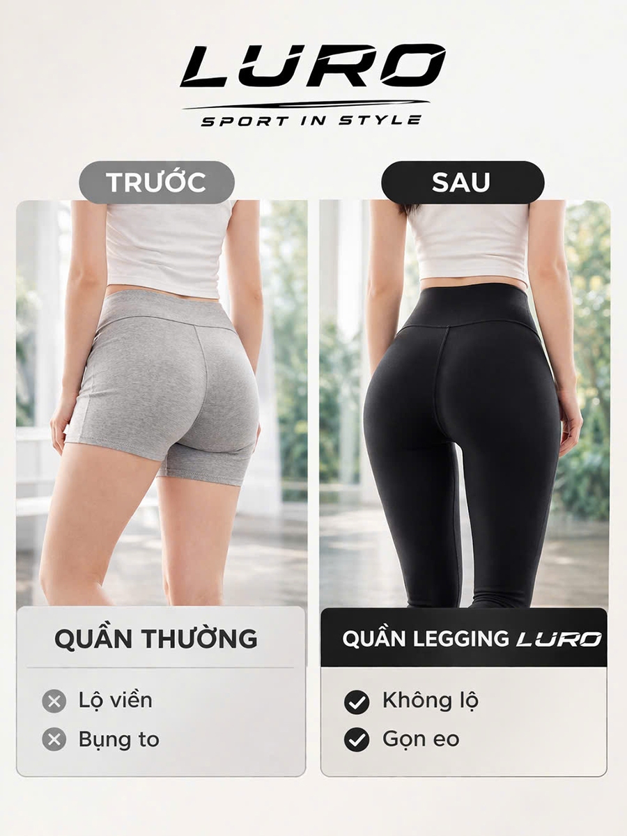 Q11D — Quần Legging Gym Nữ Cạp Cao 2