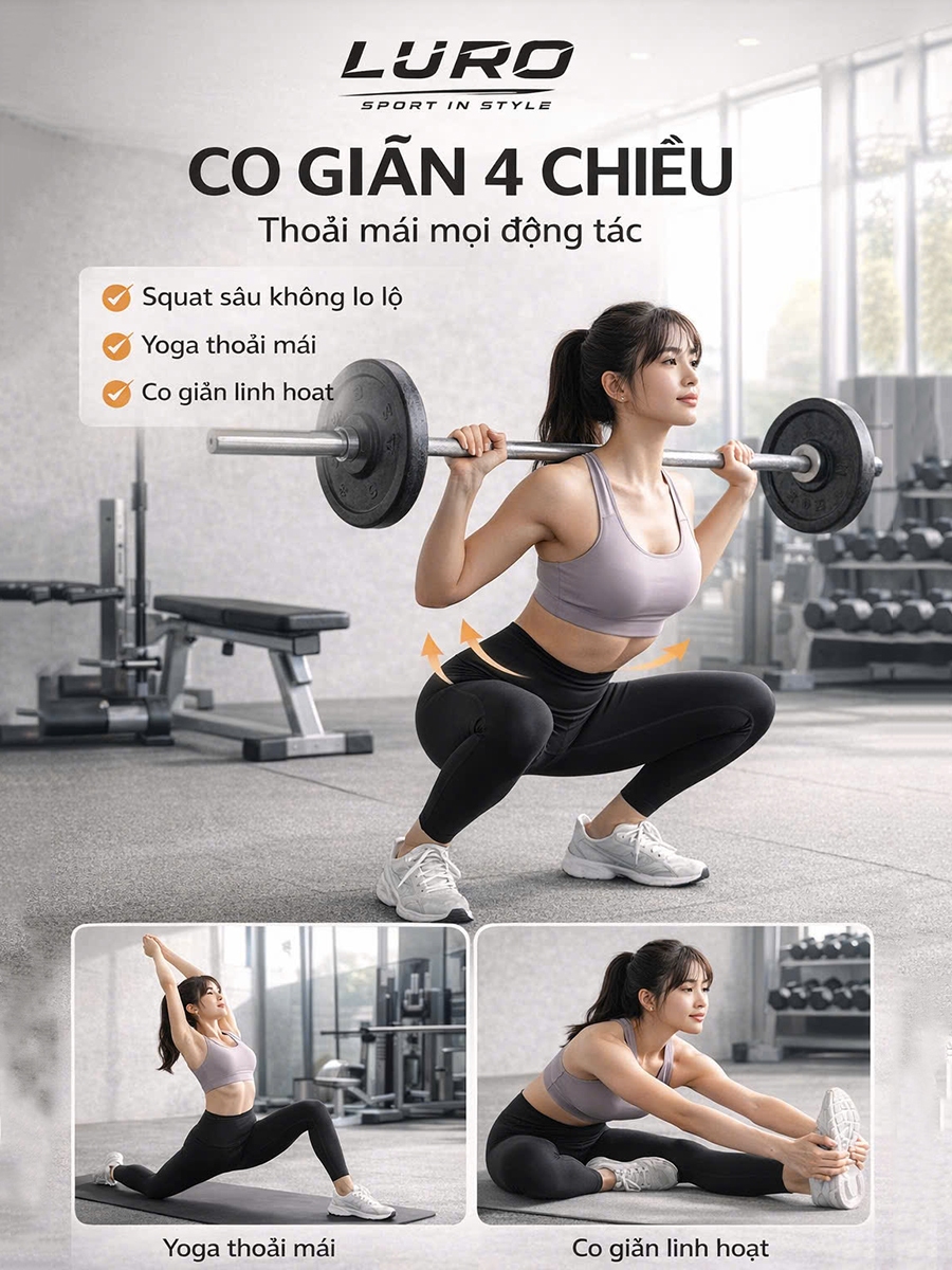 Q11D — Quần Legging Gym Nữ Cạp Cao 3